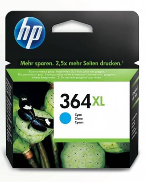HP Náplně a tonery - originální cartridge hp cb323ee, 364xl, azurová