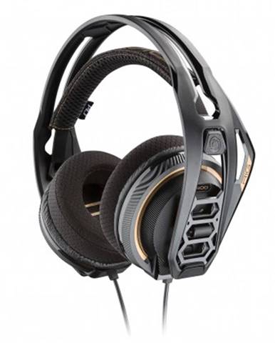 Sluchátka přes hlavu headset plantronics rig 400 pro, černá