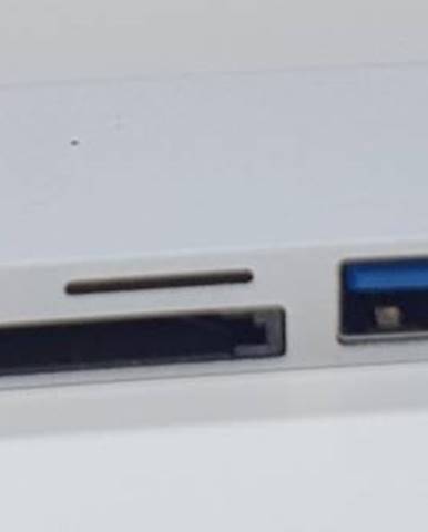USB hub hub olpran bl-21b, usb-c / 2x usb, čtečka karet, usb-c, stříbrná