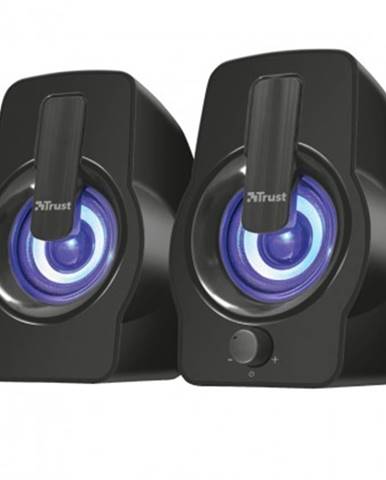 PC reproduktory 5.0 a více gemi rgb 2.0 speaker set - black