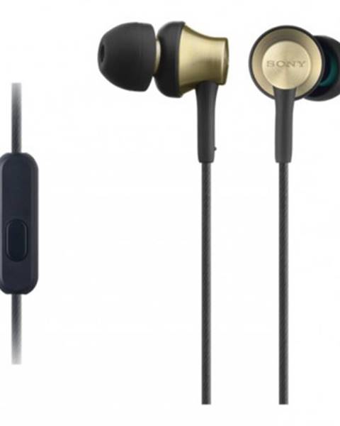 Sony Sluchátka do uší Sony MDR-EX650APT, černo-zlatá