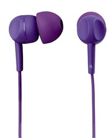 Špuntová sluchátka sluchátka thomson ear3005, silikonové špunty, fialová