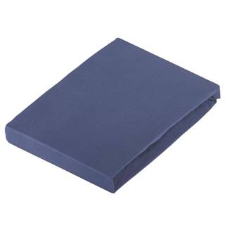 Novel ELASTICKÉ PROSTĚRADLO, žerzej, modrá, tmavě modrá, 180/200 cm