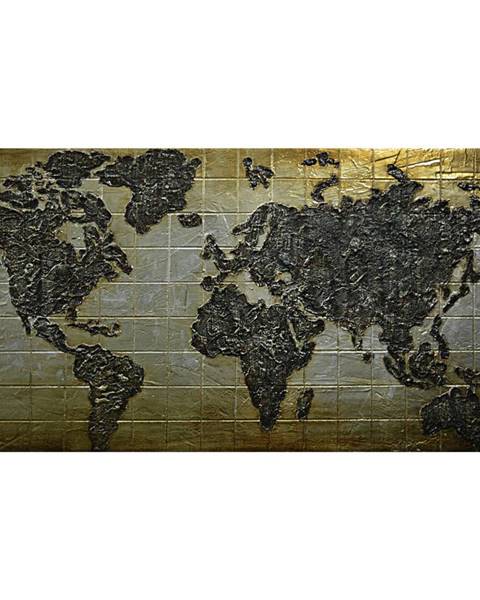 Monee Monee OLEJOMALBA, mapa světa, 150/70 cm