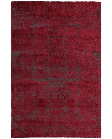 Novel VINTAGE KOBEREC, 80/150 cm, šedá, červená - šedá, červená