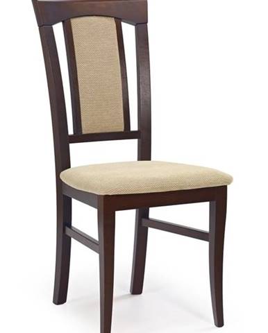 Halmar Jídelní židle Konrad, tmavý ořech