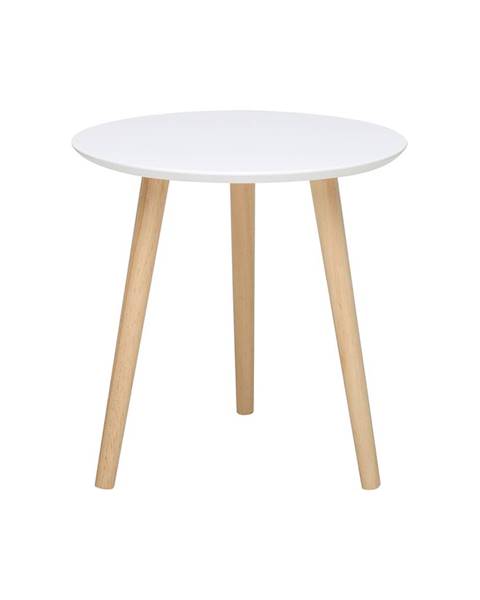 IDEA Nábytek Odkládací stolek IMOLA 3 bílý/borovice