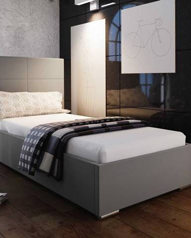 Čalouněná postel SOFIE 4 80X200 cm, béžová látka