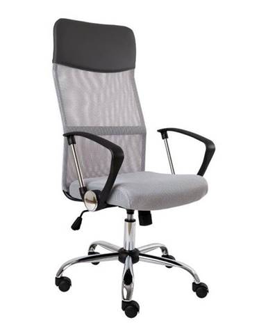 Kancelářská židle MEDEA, šedá/černá