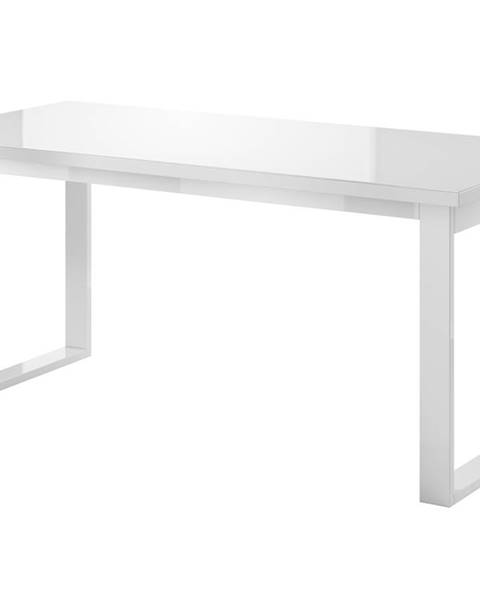 HELIO TYP 92 rozkládací stůl, bílá/bílá sklo