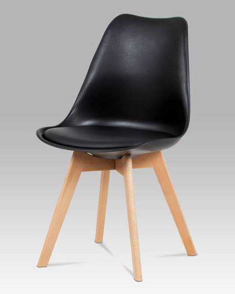 Smartshop Jídelní židle CT-752 BK, černá / masiv buk