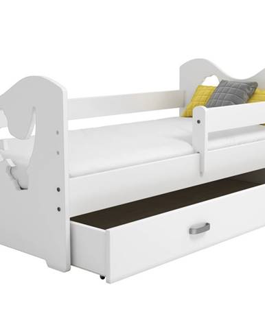 Dětská postel MIKI B3 80x160, bílá + barva čela: …