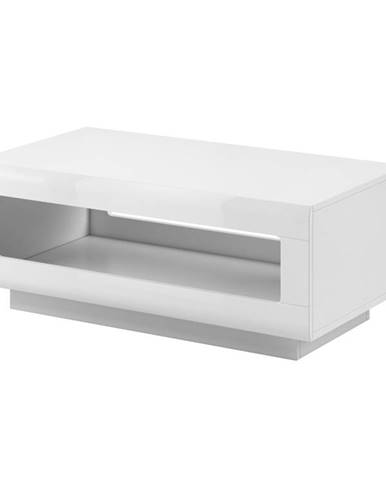 TULSA konferenční stolek TYP 99, bílá/bílý lesk