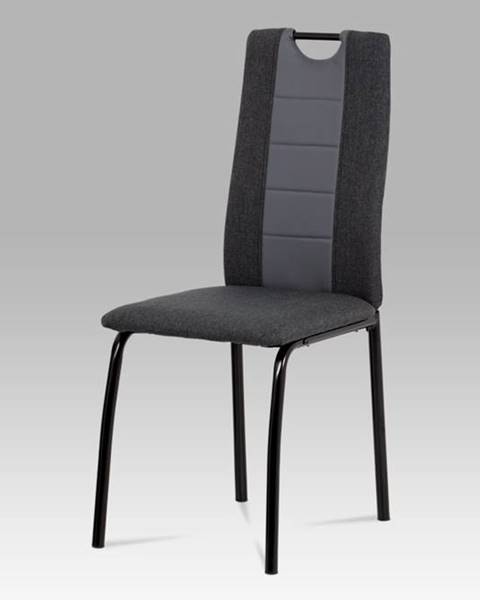 Smartshop Jídelní židle DCL-399 GREY, antracit/šedá/matná černá