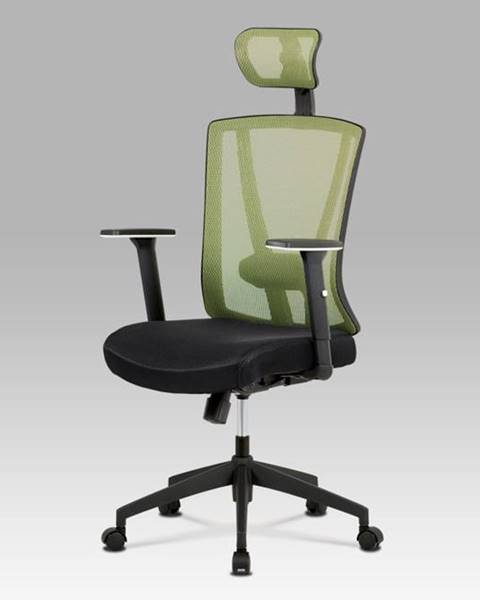 Smartshop Kancelářská židle KA-H110 GRN, černá/zelená