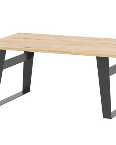Konferenční stolek LOFT, dub artisan/černá