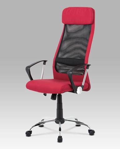 Kancelářská židle KA-V206 BOR, bordó/černá