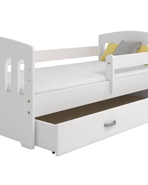 MAGNAT Dětská postel MIKI B6 80x160, bílá + barva čela: …