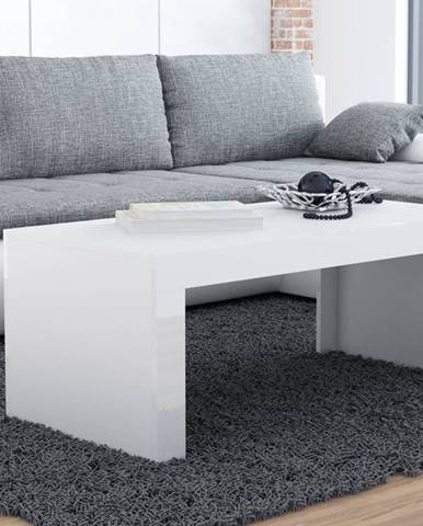 Konferenční stolek TESS, bílý mat/bílý lesk