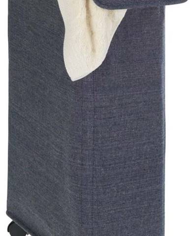 Tmavě modrý koš na prádlo Wenko Corno, 44,4 l