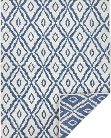 Modro-bílý venkovní koberec NORTHRUGS Rio, 80 x 150 cm