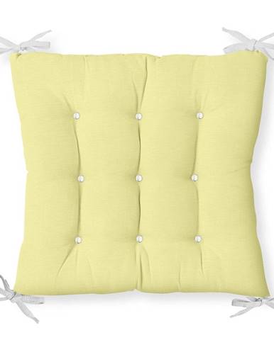 Podsedák s příměsí bavlny Minimalist Cushion Covers Lime, 40 x 40 cm
