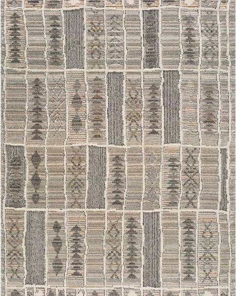 Béžový koberec Universal Piazza Stripe, 133 x 190 cm