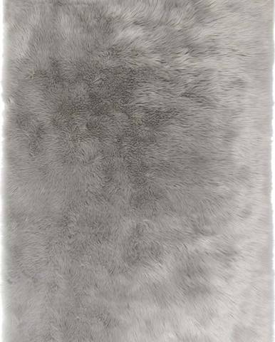 Šedý koberec Flair Rugs Sheepskin, 80 x 150 cm