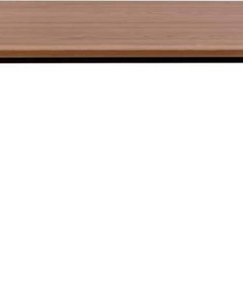 Ragaba Jídelní stůl z jasanového dřeva s černými nohami Ragaba Contrast, 180 x 90 cm