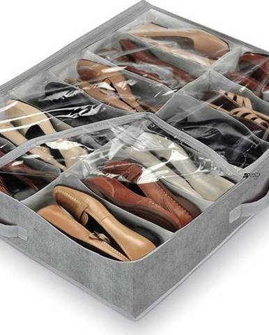 Šedý organizér na 12 párů bot Domopak Shoes