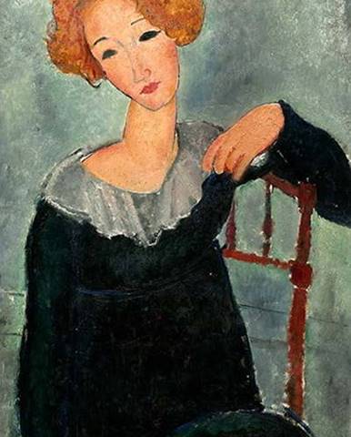 Reprodukce obrazu 40x60 cm Woman with Red Hair - Fedkolor