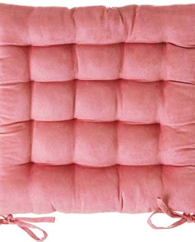 Růžový podsedák na židli Unimasa, 40 x 40 cm