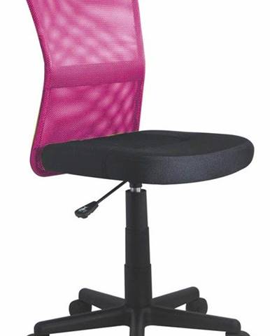 ADK Trade s.r.o. Dětská sítovaná židle Dingo, růžová/černá