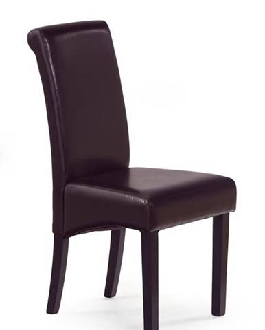 Halmar Jídelní židle NERO, tmavě hnědá