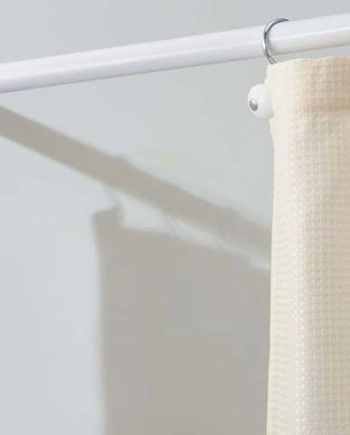 Bílá tyč na sprchový závěs s nastavitelnou délkou iDesign Cameo, délka 109 cm -191 cm
