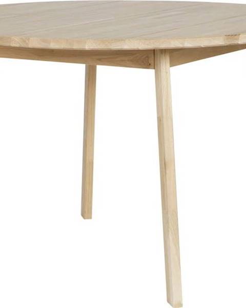 WOOOD Jídelní stůl z dubového dřeva WOOOD Disc, Ø 120 cm