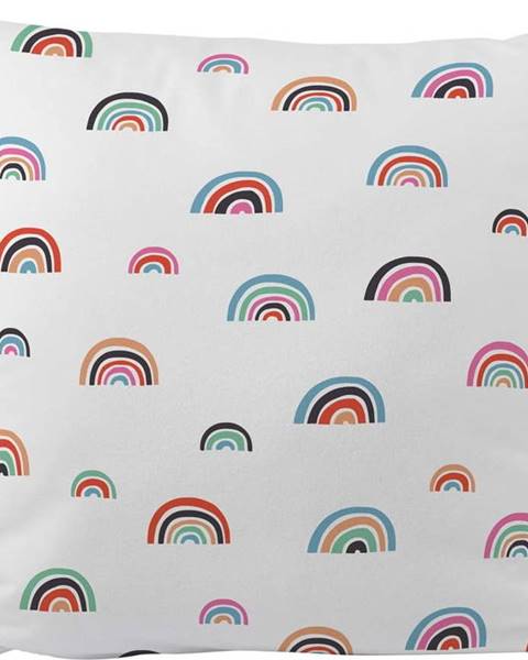 Bavlněný dětský polštář Mr. Little Fox Cute Rainbows, 45 x 45 cm