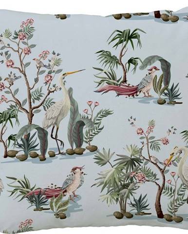 Béžový bavlněný dekorativní polštář Butter Kings Exotic Animals, 50 x 50 cm