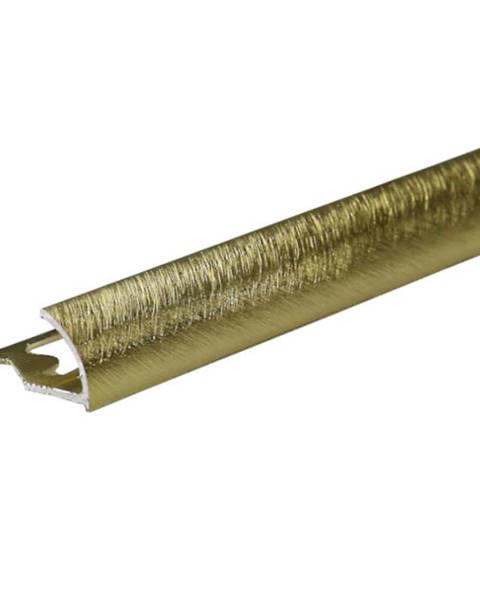 AQUA MERCADO Lišta Rondalu Alu Anod Gold Brushed Spiga 2700/27/12,5 mm