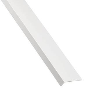 Rohový Profil Samolepící  PVC Bílý Mat 16x11x1000