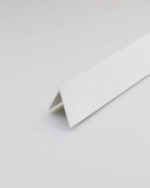 PARQUET MERCADO Rohový Profil PVC Bílý Satén 30x30x2000