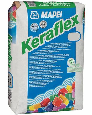 Flexibilní lepidlo na obklady a dlažbu Mapei Keraflex 25 kg šedé