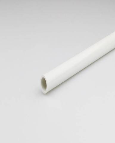 Profil kulatý PVC bílý 10x1000