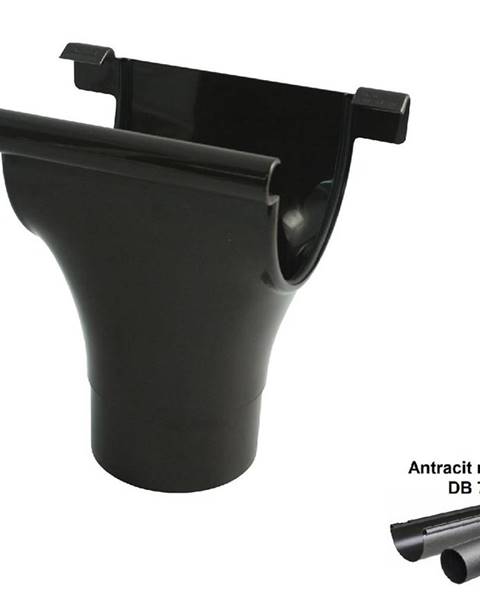 Marley Kotlík antracit-metalic 125 mm/105 mm