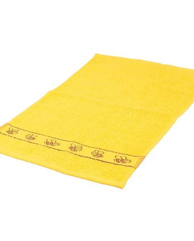 Ručník kids žlutý 30x50 420g/m2