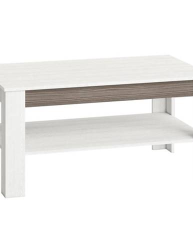 Konferenční stolek Blanco 114 cm, borovice sněžná / new grey