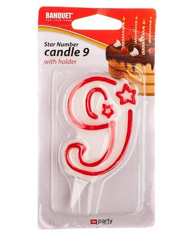 Narozeninová svíčka "9"