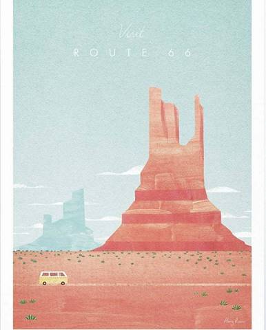 Plakát Travelposter Route 66, A3