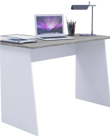 Písací Stôl Masola Maxi 110cm Bílá/dub