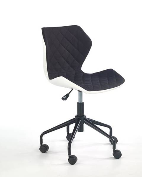 Halmar Halmar Dětská židle Matrix, bílá/černá